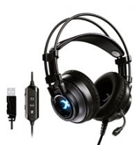 頭戴式耳機有線電競遊戲吃雞耳麥專用台式電腦帶麥