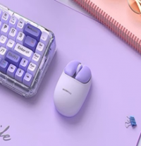 高顏值無線滑鼠充電雙模電腦